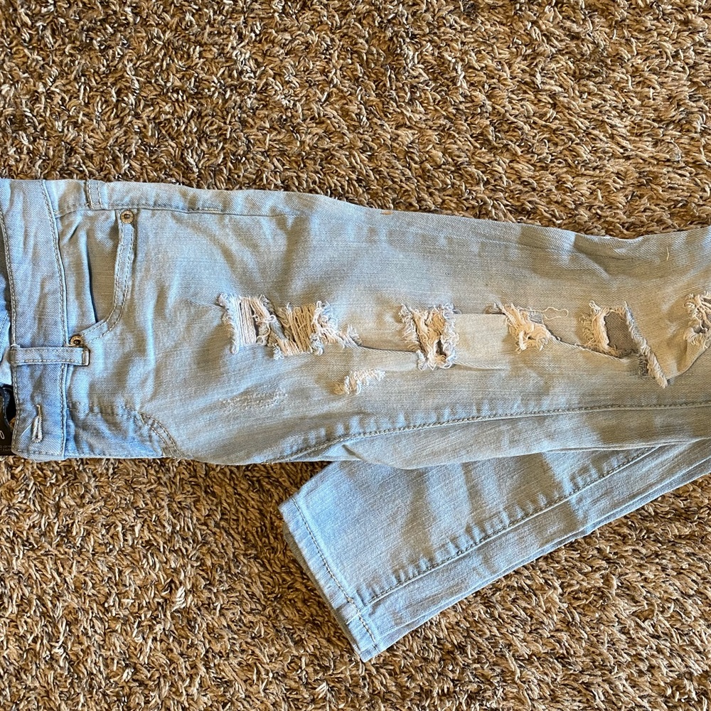 Light Ripped Skinny Jeans